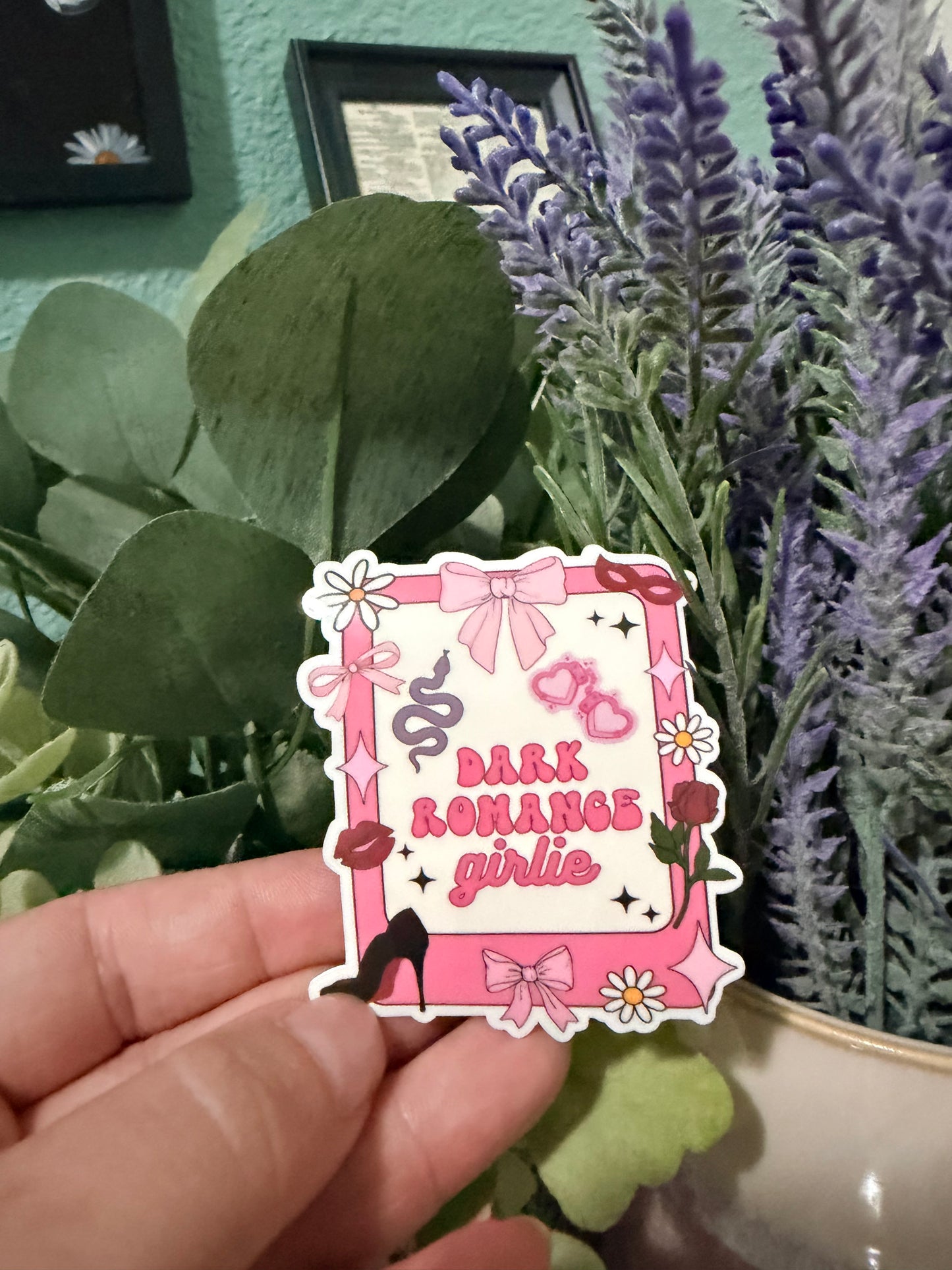 Dark Romance Girlie Kindle Sticker