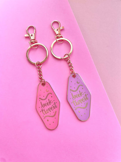 Booktrovert Keychain