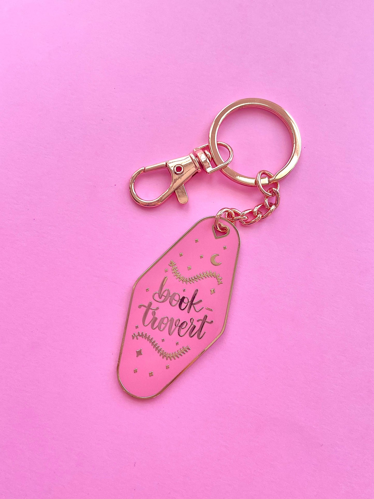 Booktrovert Keychain
