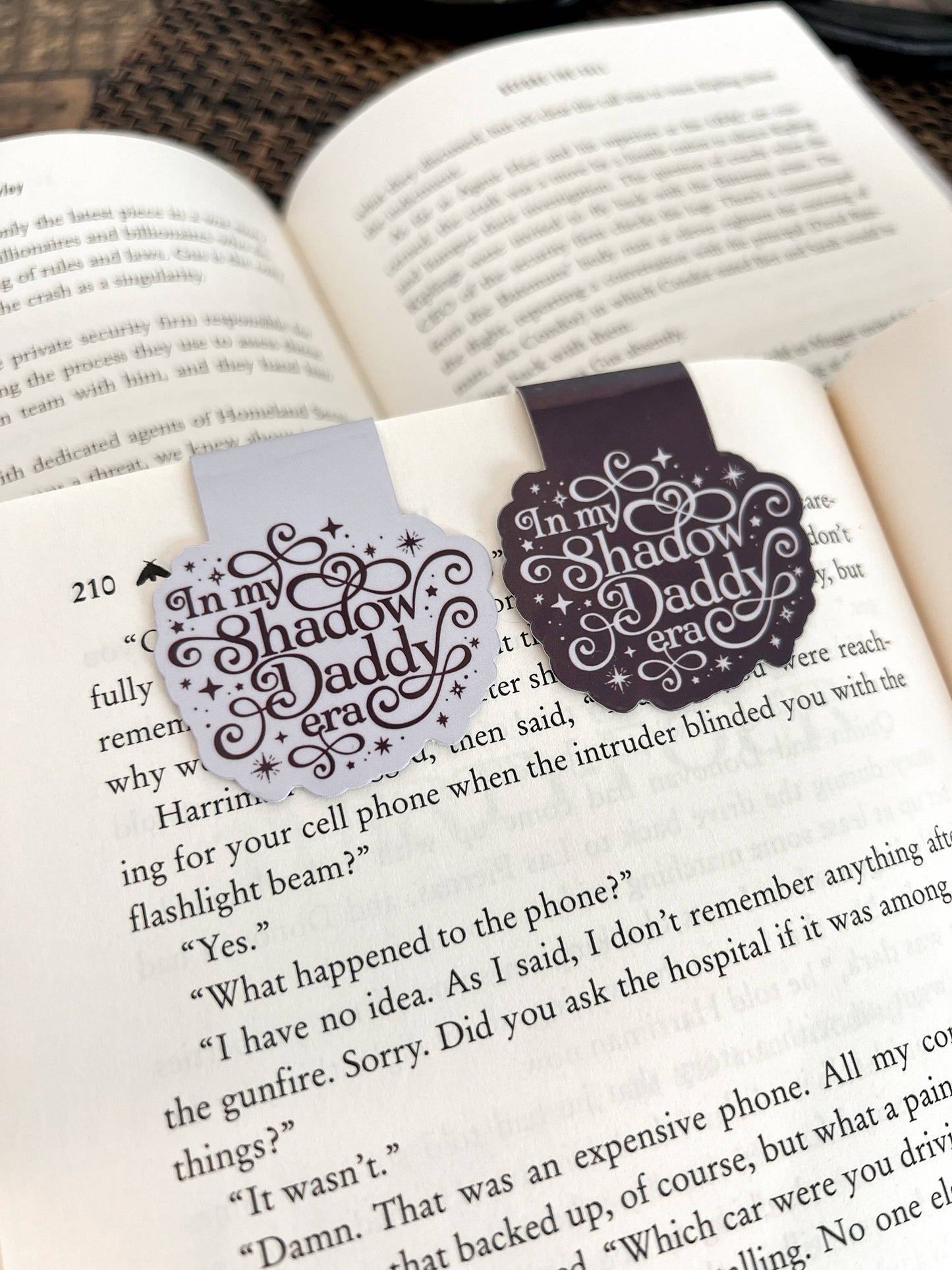 In My Shadow Daddy Era Magnetic Bookmark, Romantasy