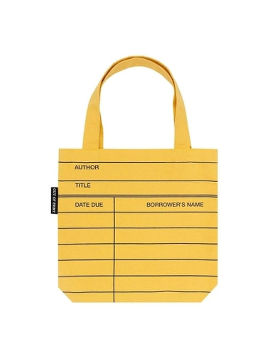 Library Card (Yellow) Kid's Tote Bag cover image