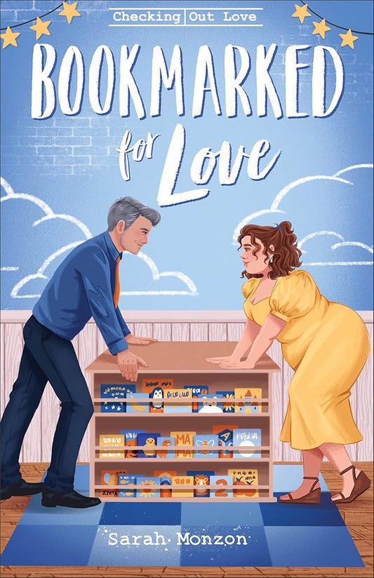 Bookmarked for Love: A Christian Contemporary Rom-Com Book-about-Books with Forced-Proximity, and a Curvy, Plus-Size Librarian (Checking Out Love) cover image