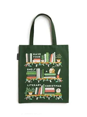Have Your Shelf a Literary Christmas Tote Bag cover image