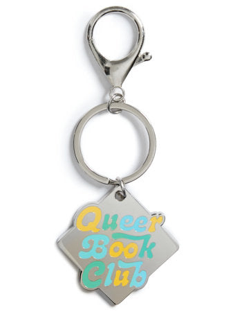 Queer Club Book Keychain