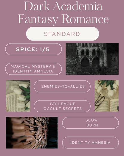 Dark Academia Fantasy Romance