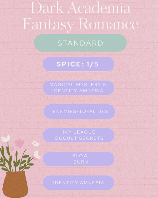 Dark Academia Fantasy Romance