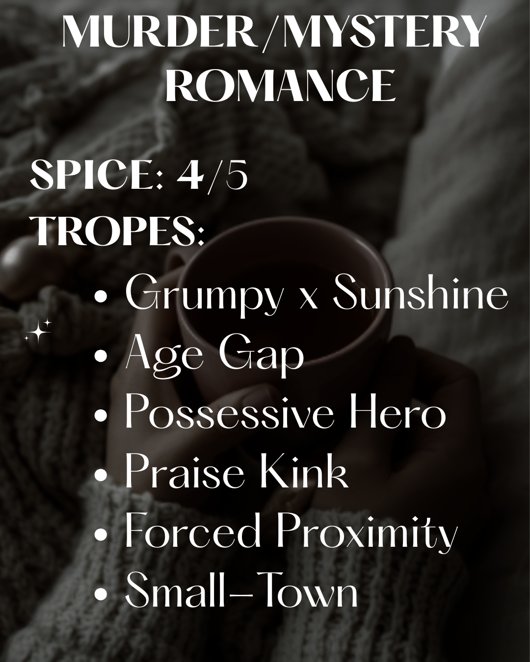 Contemporary Murder/Mystery Romance