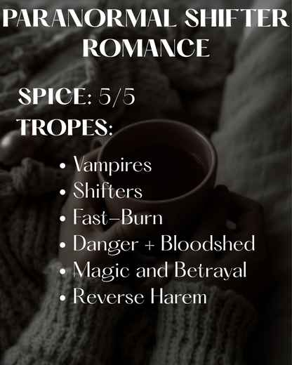 Why-Choose Paranormal Shifter/Vampire Romance