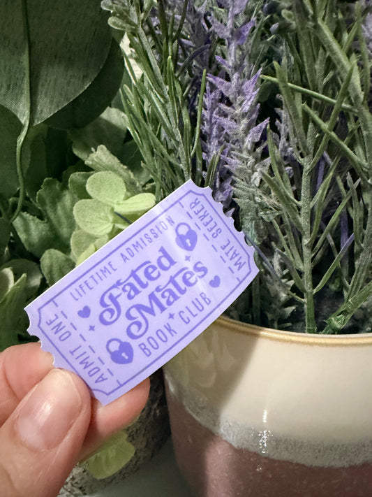 Book Club Raffle Sticker