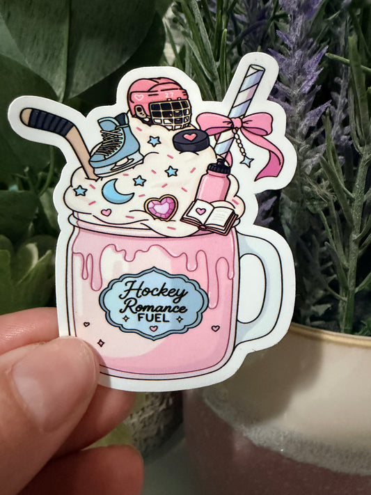 Hockey Romance Milkshake Sticker