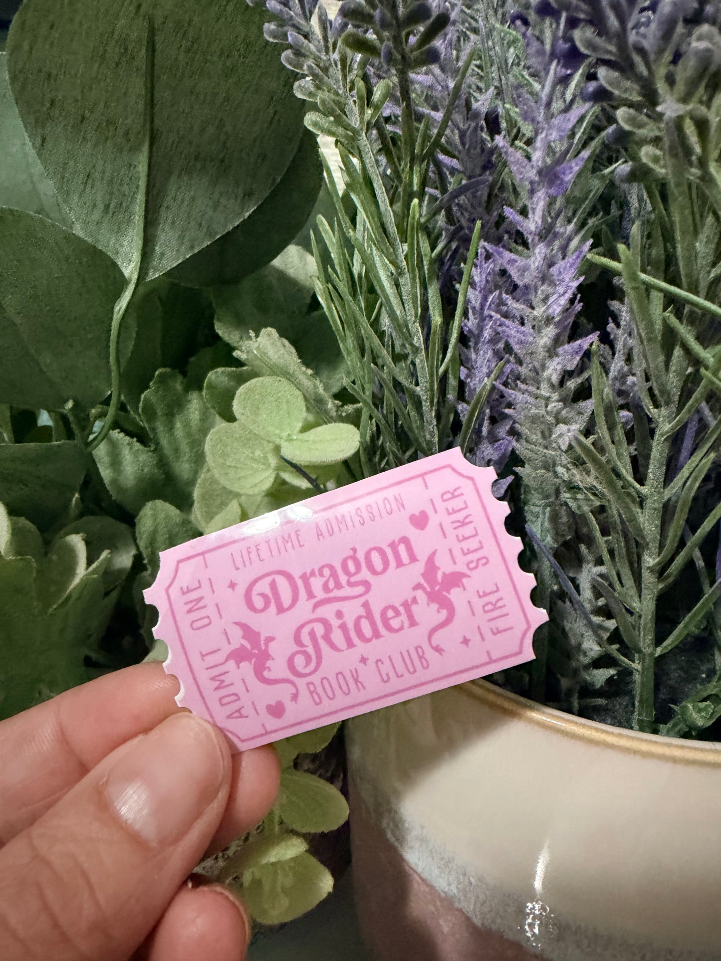 Book Club Raffle Sticker