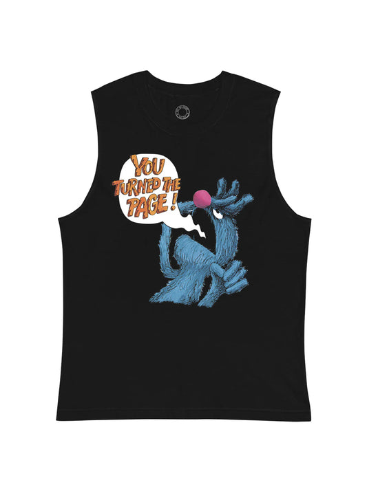 The Monster at the End of This Book Unisex Ringer T-shirt Large (Sesame Street)