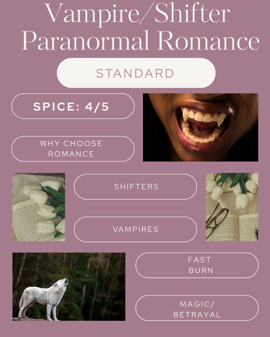 Shifter/Vampire Paranormal Romance