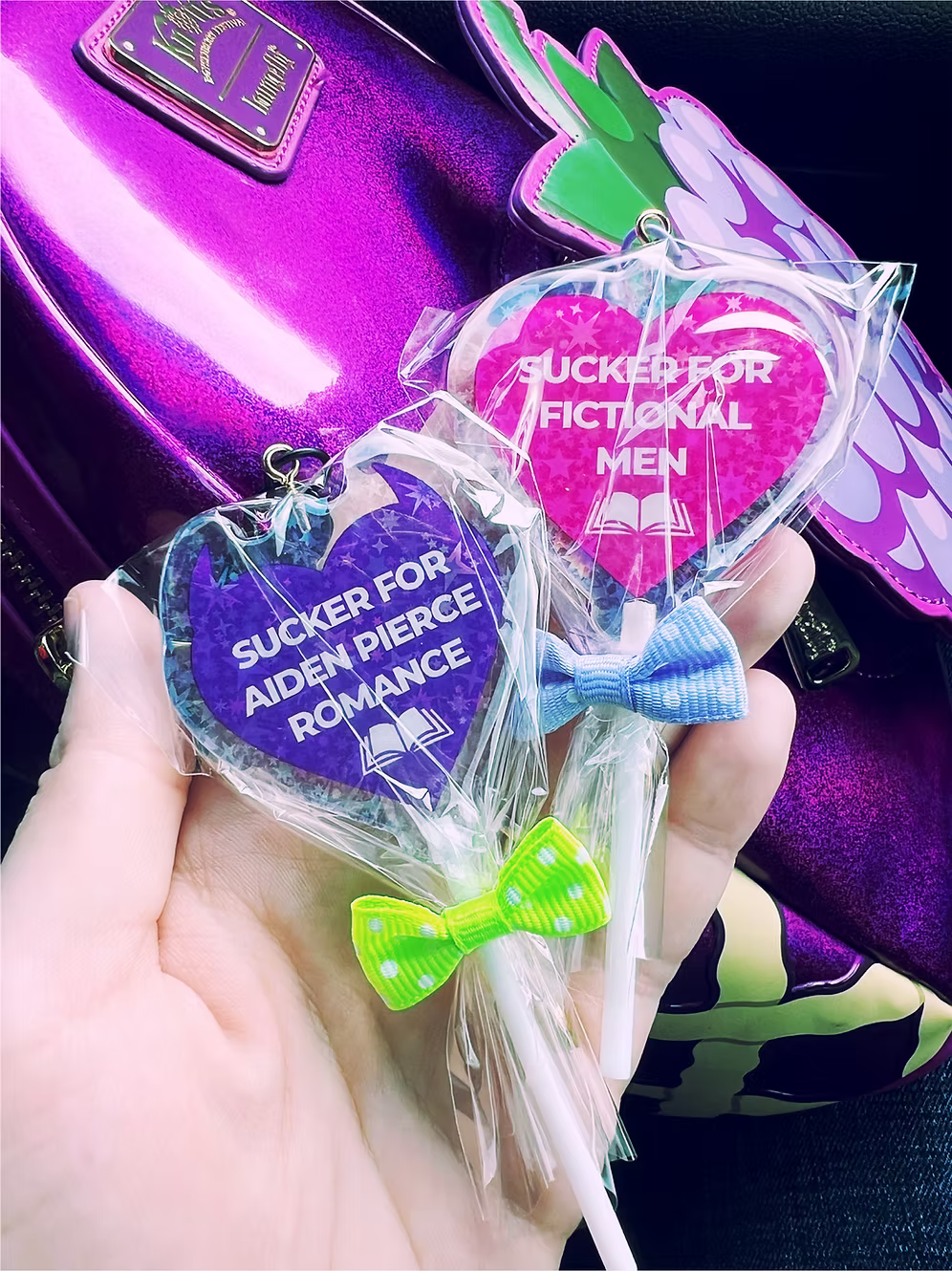 Holographic Lollipop Keychain