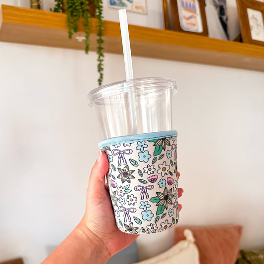 Bows& Blossoms | Reusable Coffee Sleeve