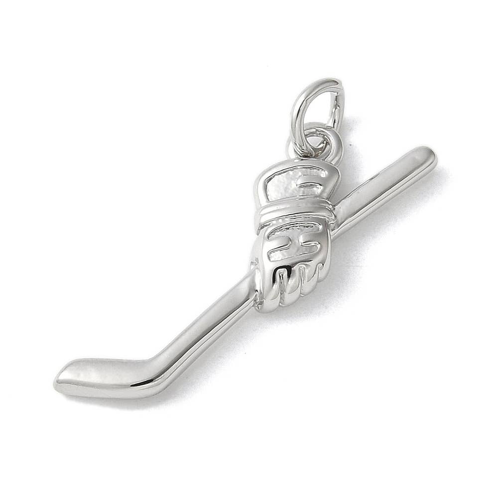 Hockey Stick Kindle Charm, USB-C Dust Plug