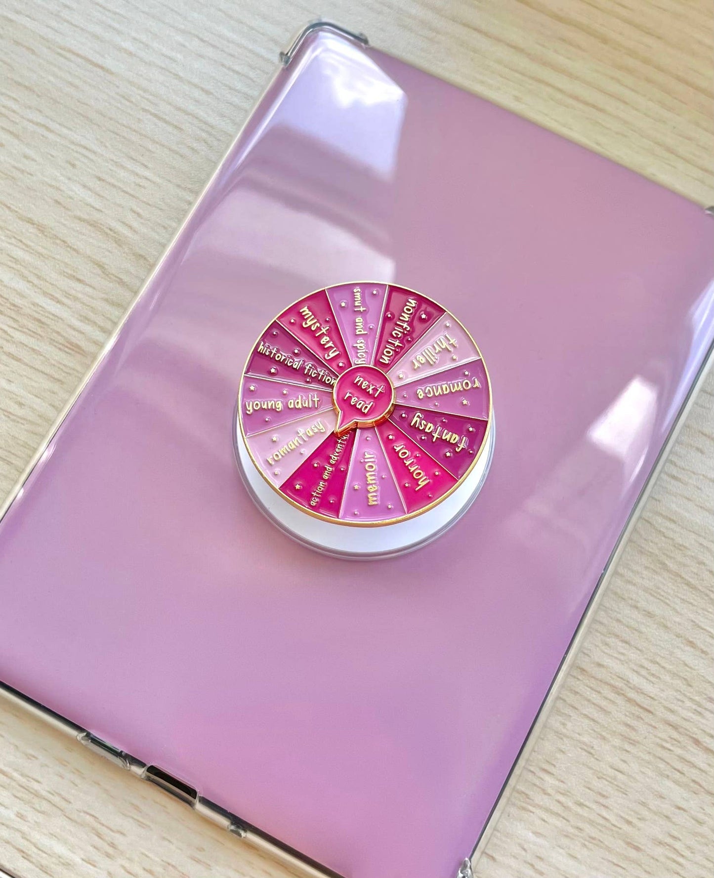 Kindle Grip, Pink Book Genre Kindle Grip, Kindle Holder