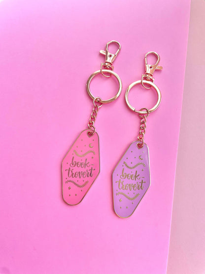 Booktrovert Keychain