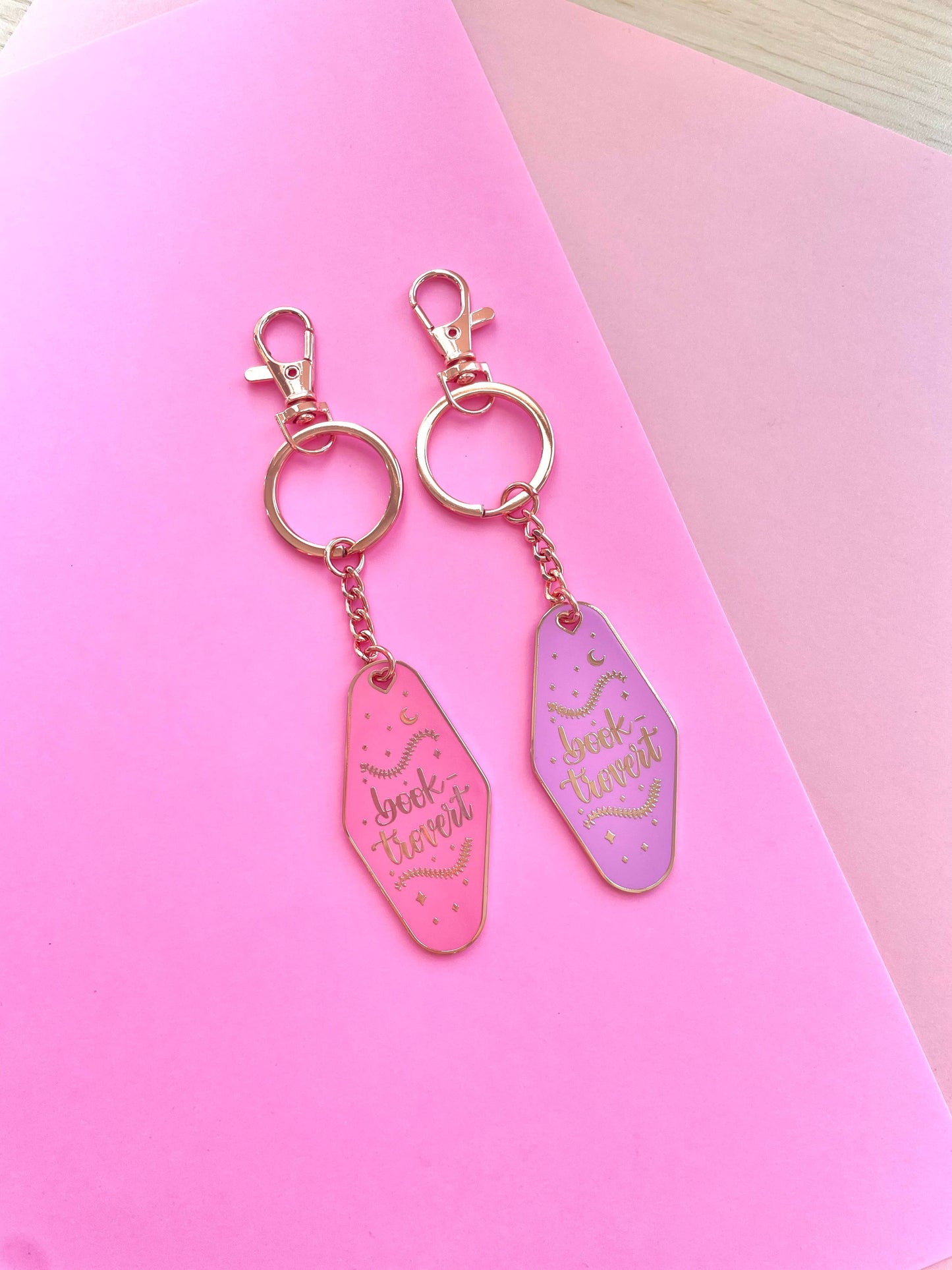Booktrovert Keychain