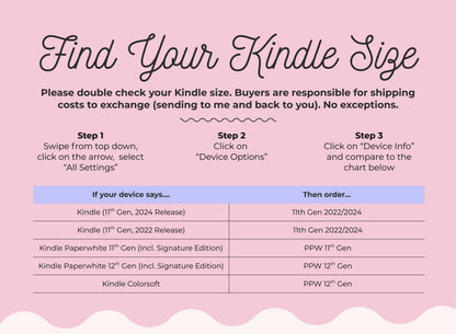 Romance Trope Removable Cover Kindle Case