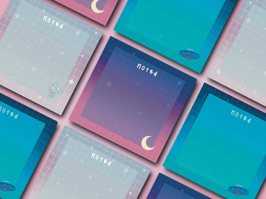 Celestial Sticky Notes Post It Aesthetic
