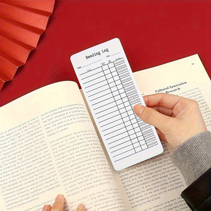 Reading Log Coloring Bookmark